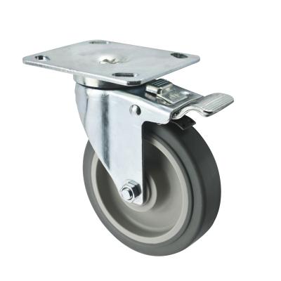 China Hotels Multi Scene Application Garment Shops Low Profile Bearings Caster Wheels Heavy Duty for sale