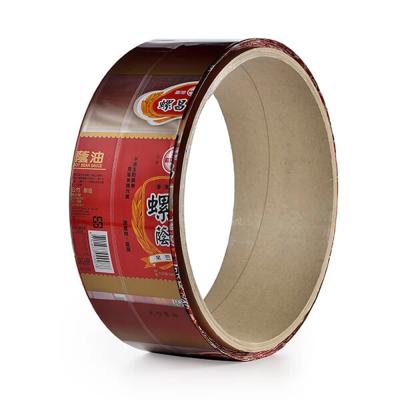 China OPS Film Product Label Heat Sensitive PVC Film Product Label for sale