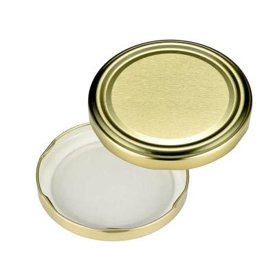 China Non Spill 82mm Twist Off Hook Cap Metal Lid Metal Lids Capsule for sale