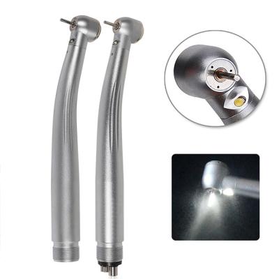 China Dental High Speed ​​Self-Powered E-Generator Metal Air Turbine Dental Handpiece LED Handpiece Torque 2 Hole 4Hole B2/M4 T3 Style for sale