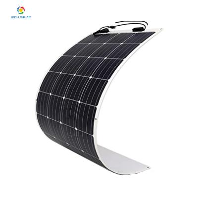 China Power Support Rich Professional Customize Overlapping 20.7% 80W 100W 120W 150W 200W 300W 330W Flexible Rollable ETFE Solar Panels Manufacturer for sale