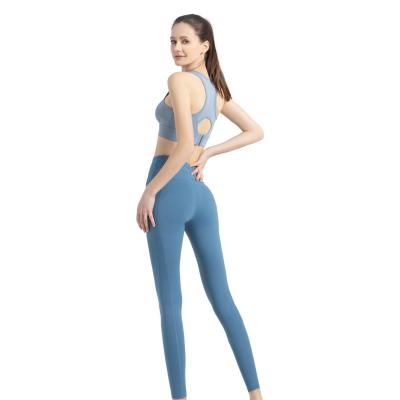 China Wholesale New Design Breathable Sportswear High Waist Yoga Pants Fitness Activewear Sexy Gaiters Crac! crack! for women for sale