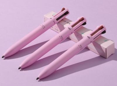 China Private Label High Quality Waterproof 4 Headed In 1 Eyebrow Makeup Pen for sale