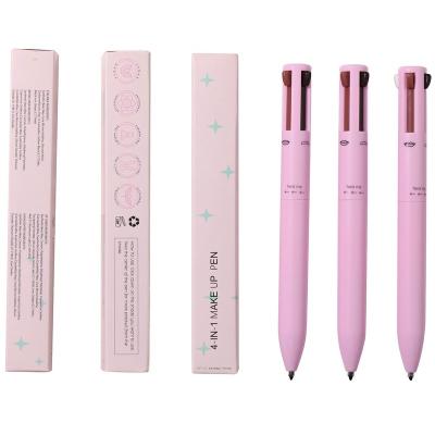 China Professional Private Label Waterproof 4 In1 Gray Eyebrow Brow Pencil for sale