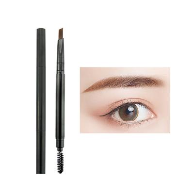 China Private Label Makeup Waterproof Custom Brown Double End Thin Head Waterproof Eyebrow Pencil for sale