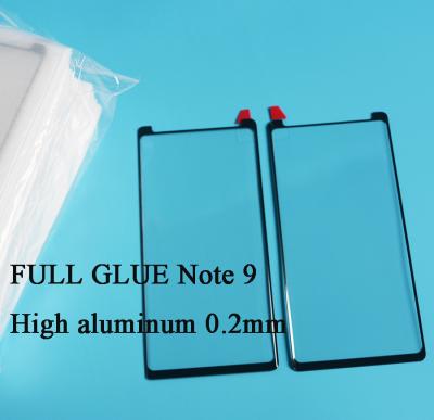 China Cell Phone 9H Notch FULL GLUE 3D Curved Tempered Glass High Aluminum Screen Protector For Samsung Galaxy S9 S9 Plus S8 S8 Plus Note 9 for sale