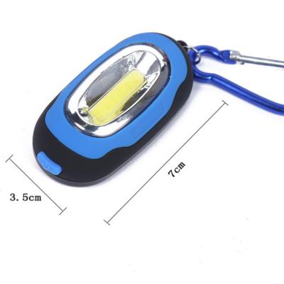 China Super Magnet Cheap Price Mini Light Magnet Lamp Portable COB LED Flashlight Pocket With Key Chain for sale