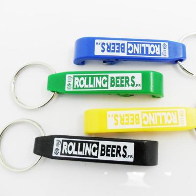 China Mini Beer Bottle Opener Keychain Colorful Portable Wholesale Viable for sale