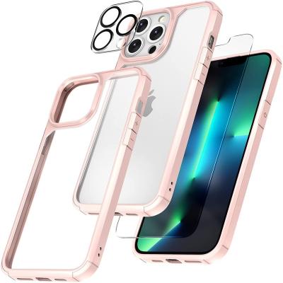 China Aihui Shockproof [3 in 1] Supports Customizing a Wide Variety of Quality Guarantee Protective Film + Lens Film Shockprkproof Phone Cases for sale