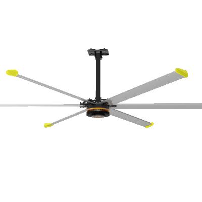 China Intelligent Energy Saving 7.3M Huge Industrial Ceiling Fans 1.5KW Ventilation Fan with PMSM Motor for sale