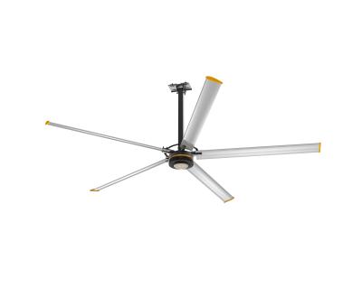 China Smart Fans Black New HVLS-D4AAA73 7.3M Large Ceiling Fans For Europe for sale