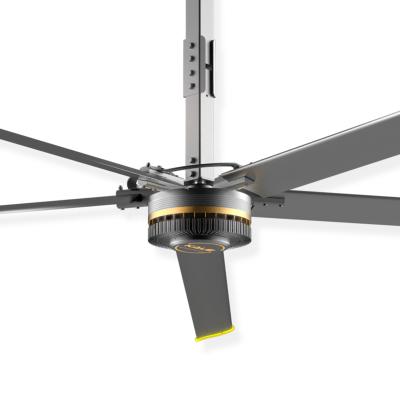 China Smart Hvls Kale Fans Large Industrial Ceiling Fan For Factory for sale