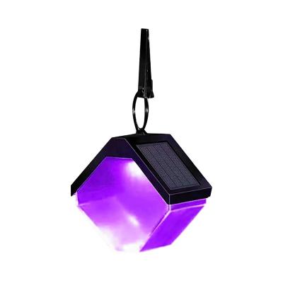 China Garden solar waterproof christmas tree lights motif outdoor Garden RGB decoration christmas led hanging pendant lights for sale