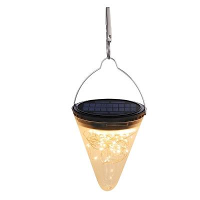 China Garden hanging pendant solar lights outdoor Waterproof Garden lantern Decorative christmas tree lights halloween out door lamp for sale