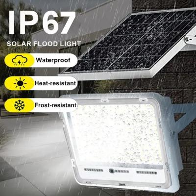 China Garden Outdoor Waterproof Solar led Flood Light 50w 100w 200w 300w Garden yard solar floodlight out door for sale