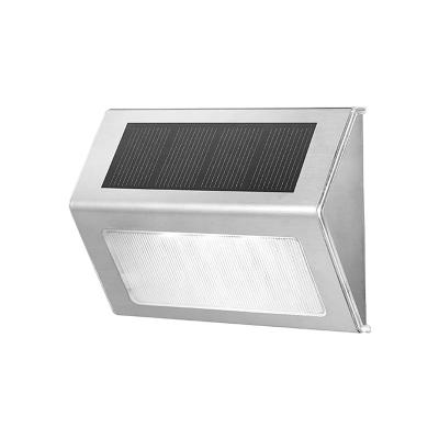 China Garden smart LED Solar Step Lights Outdoor Waterproof white warm garden lights solar powered for yard patio pathway for sale