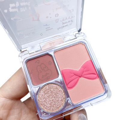 China High Pigment High Pigment Four-Color Pearlescent Fine Flash Private Label Eyeshadow Palette Beauty & Personal Care Product for sale