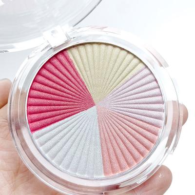 China 5 in 1 Highlight Powder Cake Stereo Brightening High-Disc Transparent Colorblock UB007 for sale