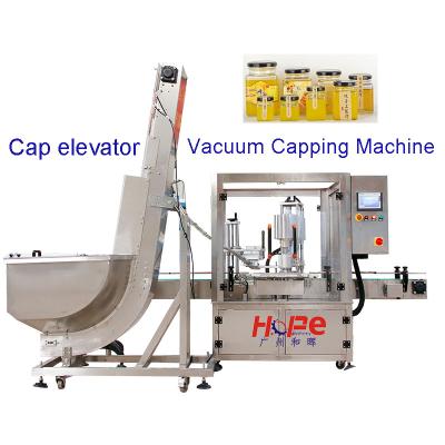 China Other New High Quality Useful Products Single Head Glass Jar Vacuum Full Automatic Capping Machine for sale