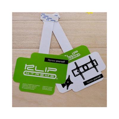 China Promotion Price POP Packing Advertising Show Plastic PVC Promotion Swing Deployment Adhesive Wobbler For Hanging Shelf Sign Display for sale