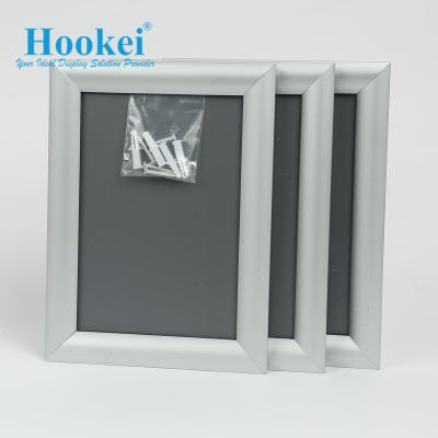 China Advertising Frame Aluminum Sign A1/A2/A3/A4 Poster Silver Snap Photo Frame for sale