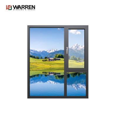 China Factory Customization Professional Swing Aluminum Casement Window Fan Casement Windows for sale