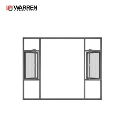 China Custom Aluminum Window Frame Window Swing Curtains Home Casement Curtains Casement Aluminum Windows With Screen for sale