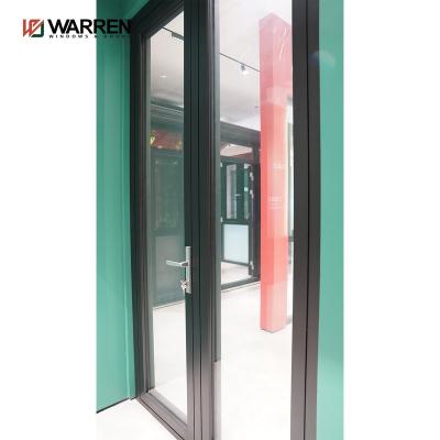 China Factory direct sale waterproof double glass soundproof aluminum exterior french doors for sale for sale