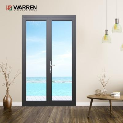 China Waterproof Hinged Door Hurricane Resistant Aluminum Windows And Doors Casement Doors For Kitchen Bathroom for sale