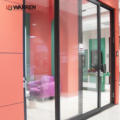 China China Custom Made High Quality Aluminum Rail Waterproof Double Sliding Glass Double Sliding Door Slim Elevator for sale