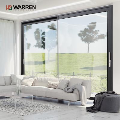 China Large Aluminum Sliding Glass Door Soundproof Quality Waterproof Choice Glass Sliding Door for sale