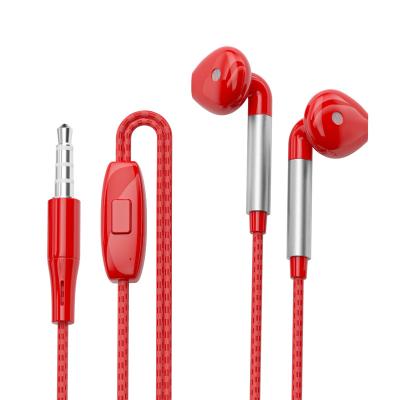 China Promotional In-Ear OEM &ODM High Quality In-Ear Wired Headphones Stereo Sports Headset Earphone for sale