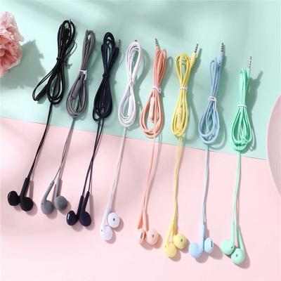 China 2021 Jack, Cheap Macaron 3.5mm Earphone 4D Preminum Sound Super Bass Band Earphones 1.2M Handsfree Stereo In-Ear Cable Earphone for sale