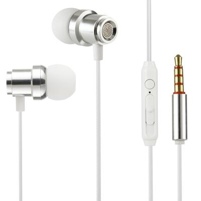 China Shenzhen latest promotion 2021 wired In-ear high quality tape 3.5mm with MIC original in ear earphone under$1 for sale