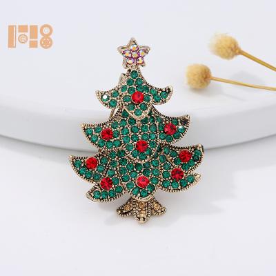 China Wholesale Fashion Unisex Brooch Jewelry All-match Christmas Drip Brooch Christmas Ornament Brooch Female Wholesale for sale