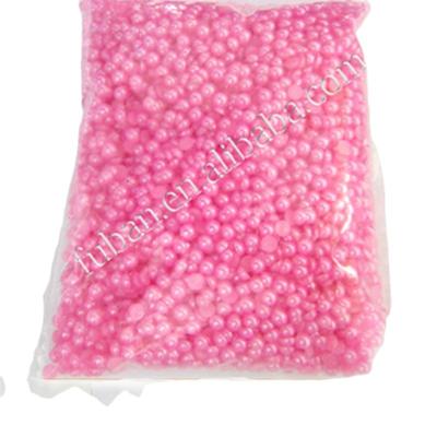 China Flat Back Wholesale Plastic Bead Beads With Hole For DIY Clothing Garment Accessories for sale