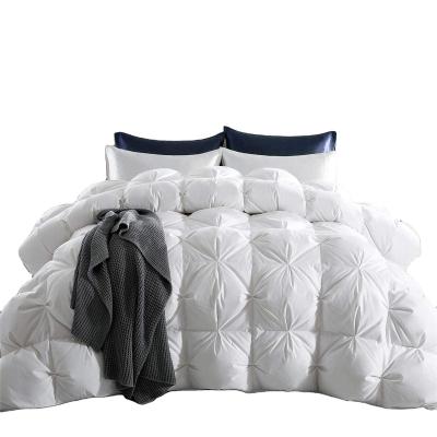 China Anti Dust Mites Goose Down Comforter 800 Fill Power 100% Cotton Oversized Winter 93% Down Extra Warm Duvet Insert Heavyweight for sale