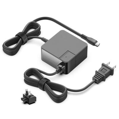 China 65W 45W LAPTOP USB C Laptop Charger for Lenovo Chromebook AC Adapter Power Supply for sale