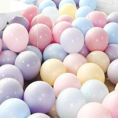 China Promotional Toy 10inch Macaron Latex Balloons Candy Balloon Wedding Birthday Party Decoration Baby Shower Decor Air Globos for sale