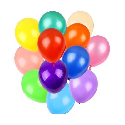 China 12 inch high quality pearl latex party wedding colorful standard round balloons balloon decoration en71-12 for sale