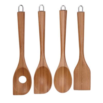 China Viable Factory Price Cooking Spoons Bamboo Kitchen Cooking Sets Accessories Camping Cookware Sets for sale