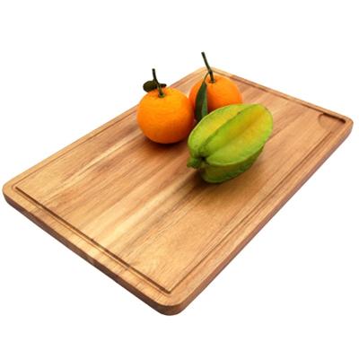 China Sustainable Material High Quality Natural Eco Friendly Acacia Wood Rectangle Chopper for sale