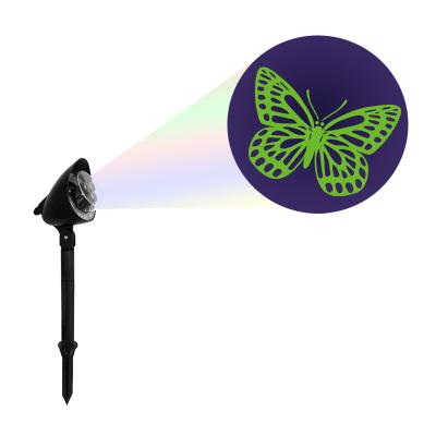 China High Quality Butterfly Christmas Lights Best-selling LED Projector Night Garden Light Festival Green Animated LED Projector Light for sale