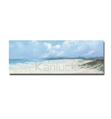 China Modern beach picture printed on stretched canvas for sale