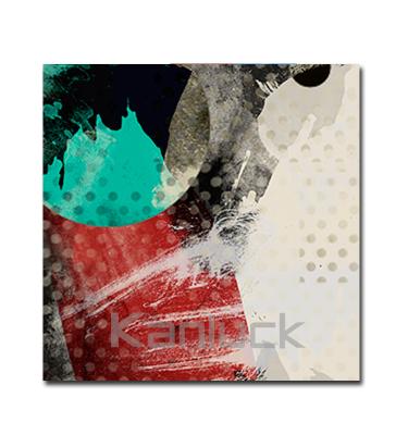 China Abstract decoration abstract wall art with floated frames for sale