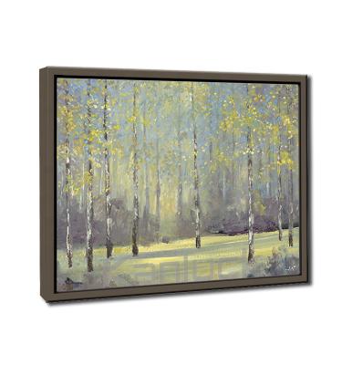 China Modern Forest Stretched Canvas with wanderer frame for sale