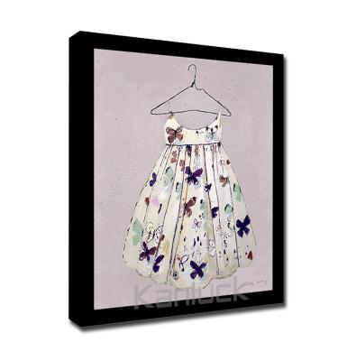 China Beautiful modern dress picture printing wall art for living room for sale