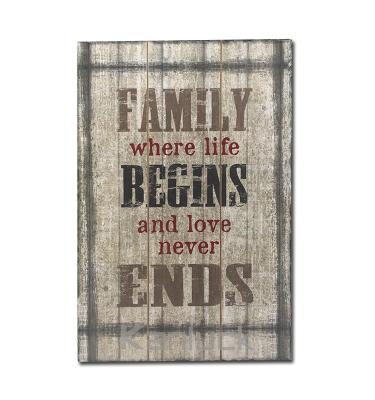 China Europe and America Family Design Wall Wooden Plaque for sale