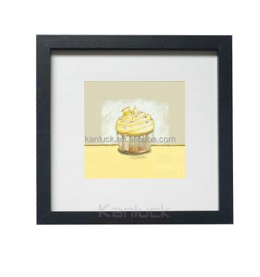 China Durable Eco - Friendly Black Picture Photo Frame In Customized Size 25 X 25 Cm for sale