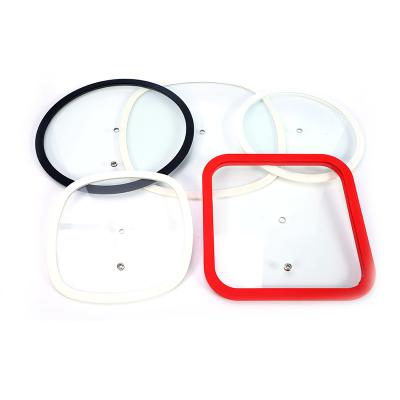 China Sustainable Wholesale Type Circular And Plural Size GP Square Shape High Quality Silicone Pot Lid Flat Lids Covers for sale